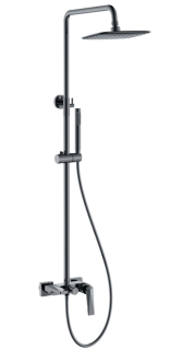 Душевая стойка Boheme Venturo 378-SGM антрацит глянец